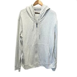 NEW 7 Diamonds Mens Generation Soft Hoodie Jacket Light Gray XL Full Zip Pockets